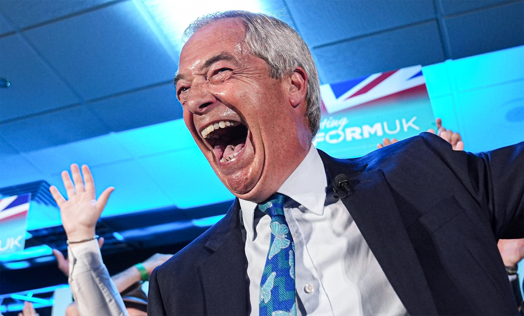 Nigel Farage is laughing at you all