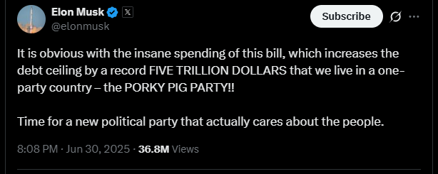 PORKY PIG PARTY!! - Elon Musk