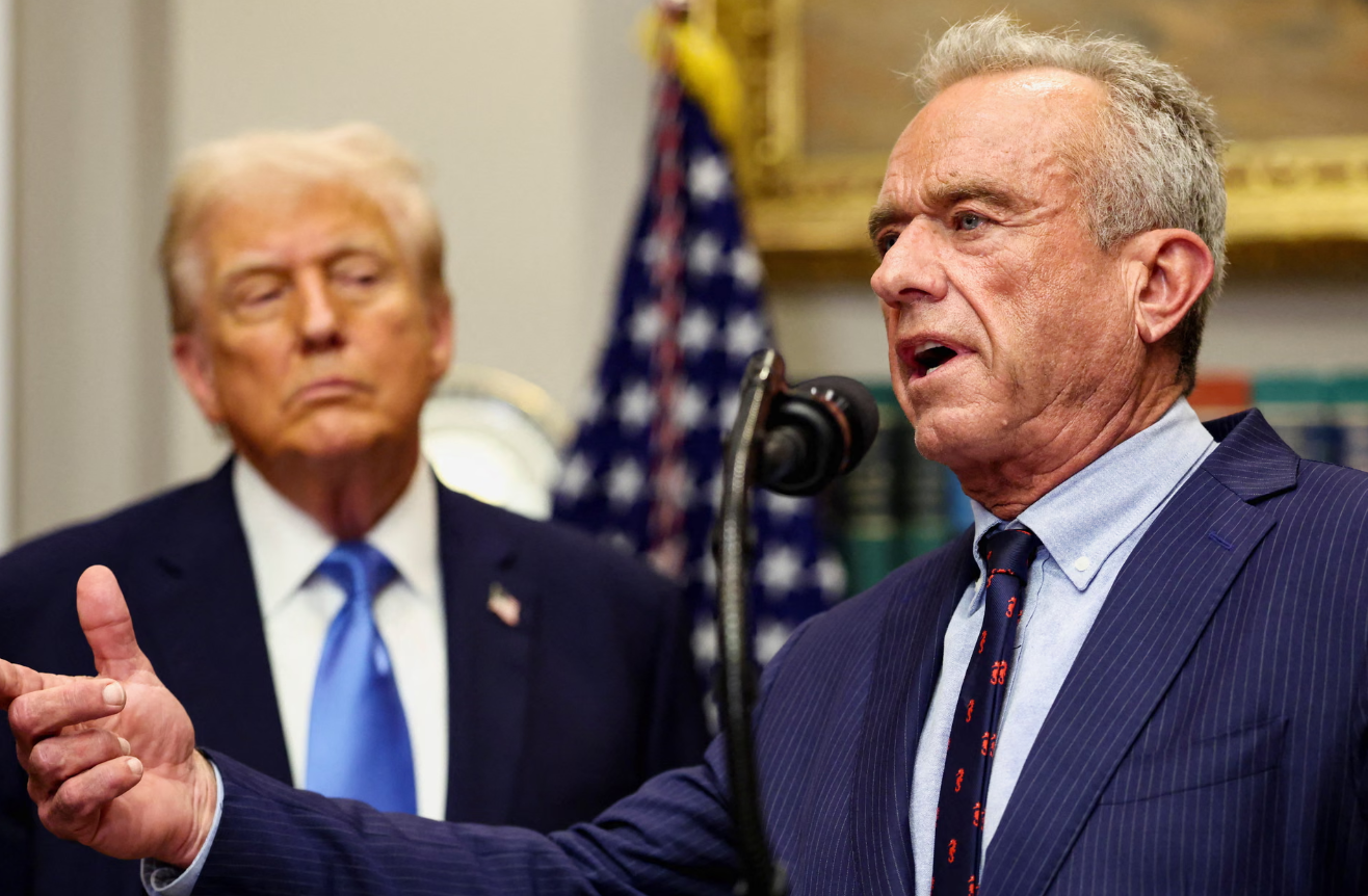 Donald Trump with Robert Kennedy