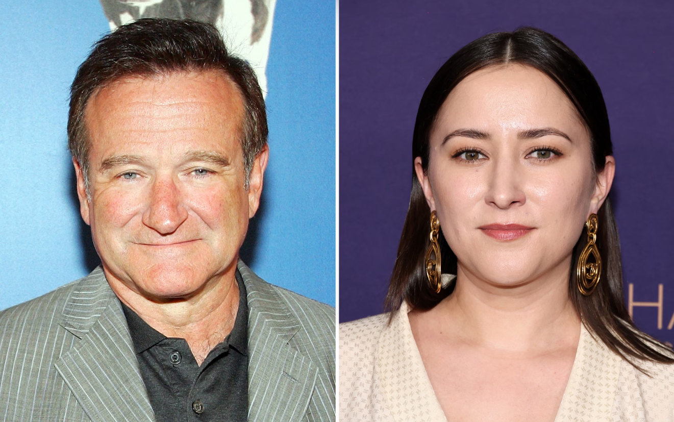 Robin Williams and his daughter Zelda Williams